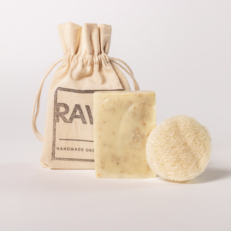 COCOA BUTTER OATMEAL SOAP - RAWS | RAW NATURAL SOAP