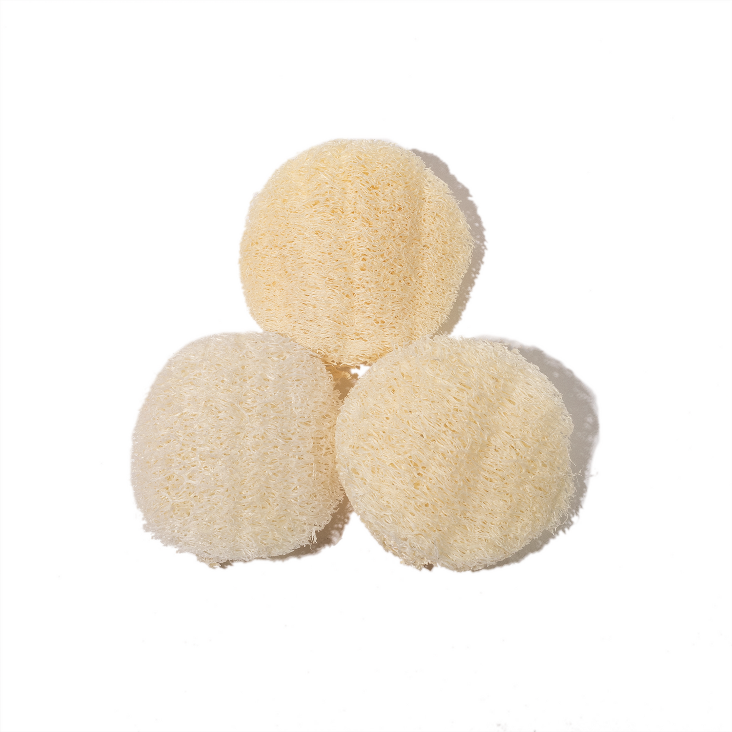 Loofah Facial Disk - Organic Sponge (3pk) | Raw Natural Soap